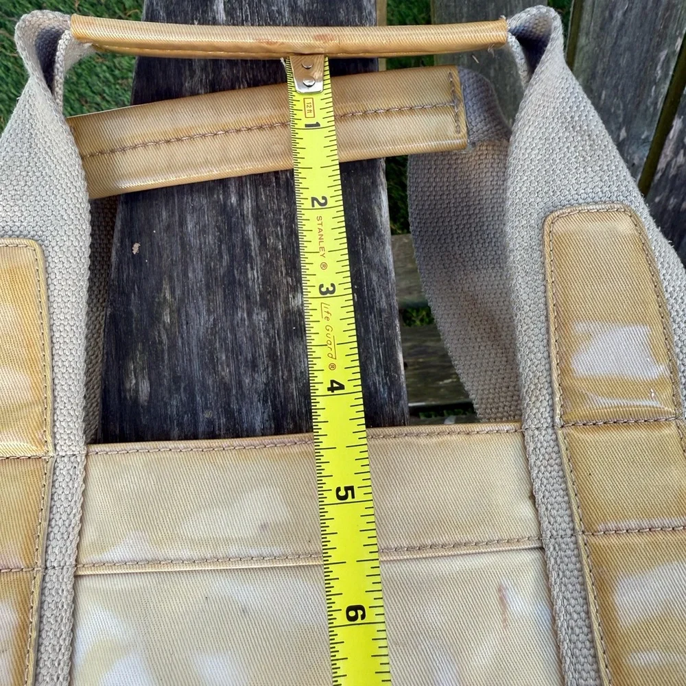 Tory Burch Coated Twill Mini‎ Tory Tote SEE PHOTOS. W